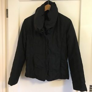 VIA SPIGA puffy collar jacket